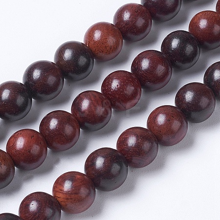 Imitation Burmese Rosewood Beads Strands X-WOOD-J001-03-8mm-1-1