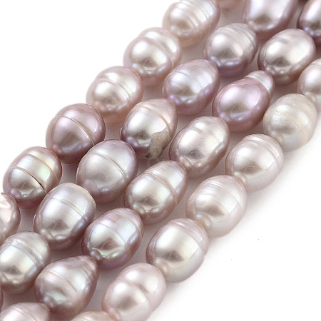 Natural Cultured Freshwater Pearl Beads Strands PEAR-P062-08E-1