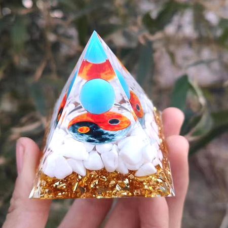 Orgonite Pyramid Resin Energy Generators PW-WG5830B-01-1