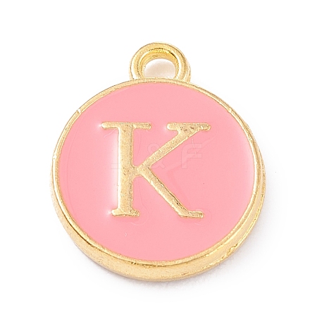 Golden Plated Alloy Enamel Charms LS-ENAM-Q437-14K-1