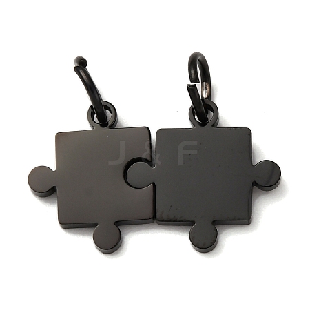 304 Stainless Steel Split Pendants PW-WG12405-02B-1