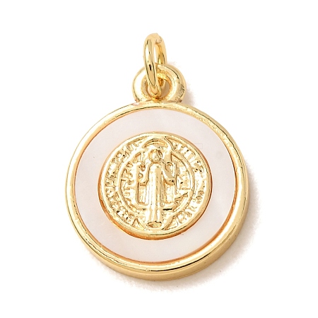 Brass Pendants KK-CBA0009-11G-B-1