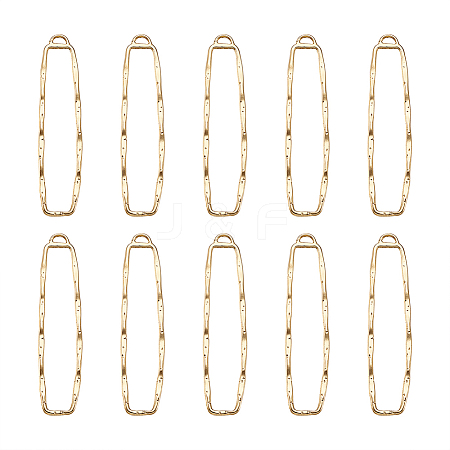 10Pcs Alloy Open Back Bezel Big Pendants PALLOY-TAG0001-01-1