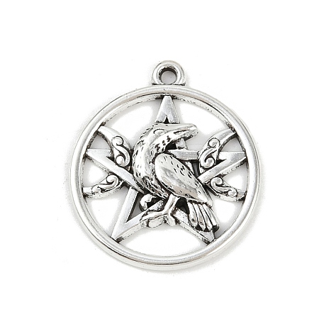Tibetan Style Alloy Pendants PALLOY-P310-01F-AS-1