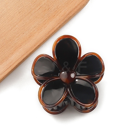 Flower PVC Claw Hair Clips PW-WGCB62C-04-1