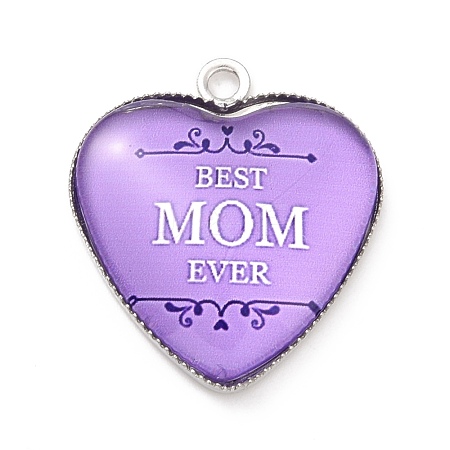 Mother's Day Alloy Pendants FIND-A014-01A-1