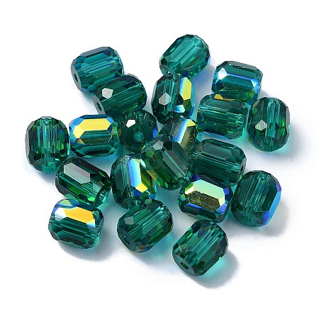 AB Color Plated Glass Beads GLAA-F108-12B-07-1