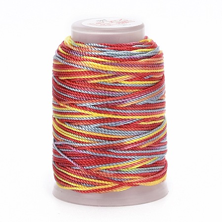 5 Rolls 15-Ply Segment Dyed Polyester Cords WCOR-P001-01C-011-1