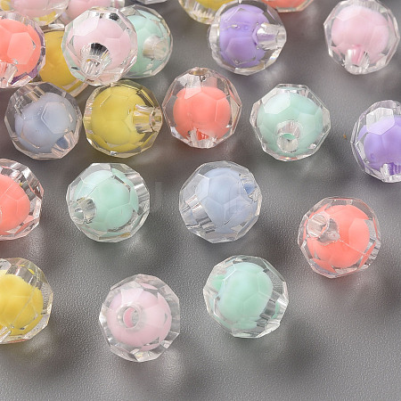 Transparent Acrylic Beads LS-TACR-S152-04A-1