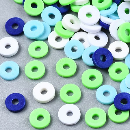 Handmade Polymer Clay Beads CLAY-T019-02B-45-1