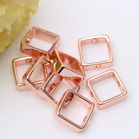Brass Bead Frame LS-KK-WH0062-06A-RG-1