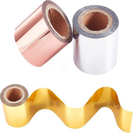 3 Rolls 3 Colors Heat Transfer Vinyl Sheets DIY-FH0003-44-1