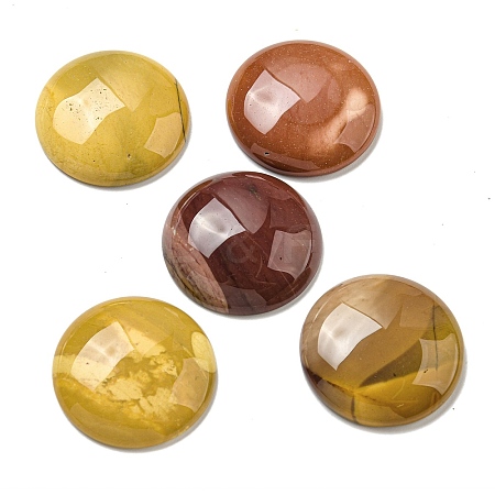 Natural Mookaite Cabochons G-C115-02B-30-1