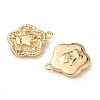 Christmas Brass Micro Pave Clear Cubic Zirconia Pendants KK-A280-03E-G-2