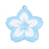 Spray Painted Alloy Big Pendants PALLOY-T092-81C-1