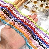 10 Stands 10 Colors Handmade Opaque Acrylic Cable Chains KY-YW0001-21-6