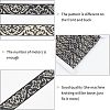 Ethnic Style Embroidery Polycotton Ribbons OCOR-WH0066-22A-4