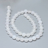 Natural White Agate Beads Strands G-D0005-27-8mm-2