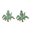 Tibetan Style Alloy Pendants AL-CBA8ABC-01-1