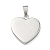 Ion Plating(IP) Fashionable 304 Stainless Steel Stamping Blank Tag Pendants STAS-J002B-01-M-2