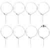 12Pcs 1MM Brass Box Chain Adjustable Slider Bracelets KK-SC0007-32P-1