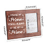 MDF Wood Photo Frames DIY-WH0231-070-2