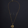 201 Stainless Steel Pendants Necklaces LS-NJEW-S105-JN689-45-2-2