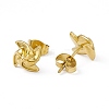 Vacuum Plating 304 Stainless Steel Tiny Windmill Stud Earrings for Women EJEW-P212-07G-2