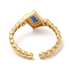 Rack Plating Brass Cuff Rings RJEW-D008-13G-3