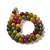 Natural Dyed Jade Beads Strands G-M402-C03-23-2