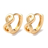 Infinity Brass Hoop Earrings for Women EJEW-B056-19G-1