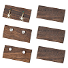 Walnut Wood Earring Displays EDIS-WH0013-03-1