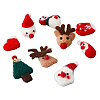 9Pcs 9 Styles Christmas Wool Needle Felting Crafts AJEW-FH0005-27-1