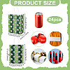 Football Printed Paper Gift Bags with Handle ABAG-WH0045-31C-2