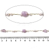 Handmade Natural Amethyst Nuggets Beaded Chains CHC-F020-03G-05-2
