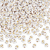 500Pcs Plating Acrylic Beads PACR-TADJ0001-01C-1