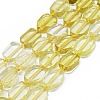 Natural Lemon Quartz Beads Strands G-F725-05-1