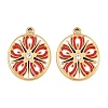 304 Stainless Steel & Enamel Pendants RB-CBA5A59-03G-01-1