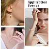 200Pcs Imitation Shell & Pearl Acrylic Pendants FIND-ME0003-99-5