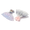 Luminous Opaque Resin Cabochons CRES-L045-11-4