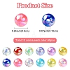 12 Colors Transparent Acrylic Beads MACR-YW0003-12-2