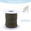 20M Brass Twisted Chains CHC-BM0001-01AB-2