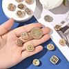 15Pcs 15 Styles Poplar Wood Beads WOOD-YW0001-80-5