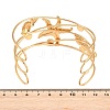 304 Stainless Steel & Plastic Pearl Cuff Bangles BJEW-H641-06G-3