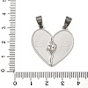 Alloy Enamel Split Pendants STAS-M114-04P-01-3