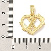 Heart Brass Pendants KK-I714-04G-X-3