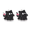 Halloween Theme Alloy and Enamel Pendants ENAM-T021-31B-02P-1