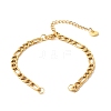 304 Stainless Steel Figaro Chain Bracelet Making AJEW-JB01108-2
