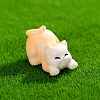 Resin Cat Shape Miniature Ornaments PW-WG2F993-01-1