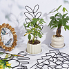 12Pcs 2 Styles Plastic Plant Climbing Trellis AJEW-GO0005-49-3